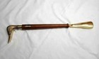 Vintage Horn Shoe Handmade Solid With Wooden And Brass Duck Head Handle Designer