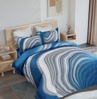 Evienne Duvet doona quilt Cover Set Queen king super King Size Bed Sm009