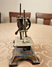 Antique Muller 15 Toy Sewing Machine 1930 s Germany Hand Operated Cast Iron Gold