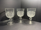 1965 Indiana Glass   Diamond Point Clear  Goblets