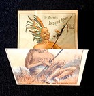 Indian Cure Geneseo Il Dr Morses Cure Before   After Novelty Trade Card Sr m rp