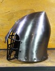 Steel Medieval Nasal Combat Bascinet Buhurt Helmet  Crusader Helm  Elite Knight