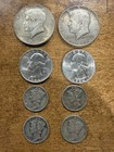 Silver Coin Mixed Lot 8 Coins Us Silver Coins