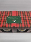 New Winterberrie Lane Christmas Stemless Glasses 20oz Set Of 4 Holiday Plaid