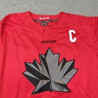 Canada Jersey Mens 2xl Red Olympic Hockey Bauer Sidney Crosby 87 Captain Team