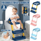 Potty Training Toilet Seat Chair Ladder Toddler Kids Step Up Trainer Stool Home