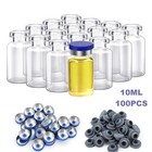 1000pcs 3ml 10ml Headspace Vials Clear Glass Bottle Crimp Top Flat Bottom Hplc
