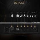 Glarry 88 Key Half Hammer Keyboard Foldable Bluetooth Portable Electric Piano
