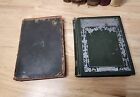 Lot Of 7 Antique 1800s   1900s Distressed Books Decor-collect read enjoy