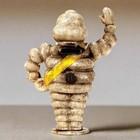 Michelin Man 1889 Cast Iron Coin Bank     6 5  X 6 