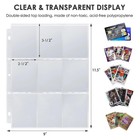 Hbk 900 Pockets Trading Card Binder With Zipper - 9-pocket Tcg Album For Stan   