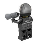 Swat Commander Minifig - Police Tactical - Custom Printed Minifig - Afol - Moc
