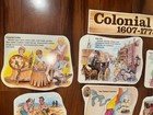Vintage Colonial Life 1607-1775 Bulletin Board Set Frank Schaffer Fs-9478
