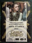 Rittenhouse Game Of Thrones  The Great Houses Relic Wr2 Arya Stark A