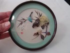 Vtg Asian Chinese  Art Shadow Box Display Tree   Bird Wall Hanging