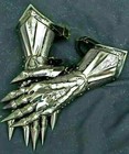 Medieval Nazgul Etching Gloves Set Medieval Knight Gothic Gauntlet Gloves Pair 3
