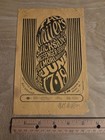 Signed By Wes Wilson Bg-11 Blank Back Handbill Quicksilver Fillmore Fd Poor Cond
