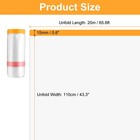 Pre-taped Masking Film 43 3 x65 6ft Double Tape And Drape Drop Cloth 