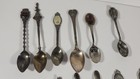 Vintage Souvenir Collector Spoons Gettysburg New Orleans Lourdes Derby Lot Of 12