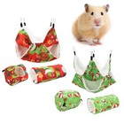 3pcs Guinea Pig Cage Hammock Set Hanging Tunnel Hammock For Rat Ferret Small Cat