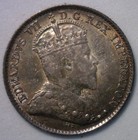 1910 Edward Vii Five Cent Canada Nickel Coin Au Canadian 5 Cents