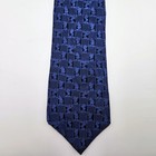 Walt Disney World 100  Silk Tie - Mickey Mouse Pattern Navy