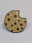 Chocolate Chip Cookie Planet With Bite  Lapel Pin