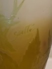Antique Original  Signed Emil   Gall   French Art Nouveau Glass Vase 