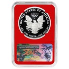 2017-s Proof  1 American Silver Eagle Congratulations Set Ngc Pf69uc Trolley Er