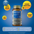 Black Seed Oil Softgel With High Thymoquinone - Immune Support - Digestive Healt