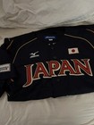 New Mizuno Japan Wbc World Baseball Classic Jersey Navy Red Embroidery Large