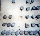 Vintage 42 Railroad Date Nails 1907 Thru 1968- 1920s  30s 40s  50s  60s 