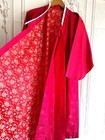 Korean Silk Hanbok Durumagi Ladies S M L Red   Hot Pink Overcoat Traditional