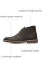 Clarks Bushacre 2 Men s Chukka Boot - Beeswax  Us Size 10 M