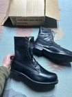 Nos Vintage Usgi Vietnam Boots 1973 Leather Military Dress Combat Flyer Usaf 12
