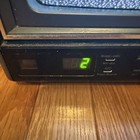Zenith Space Command Sd0921s 9  Portable Television 1987 Works Carry Handle
