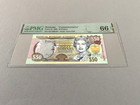 Bermuda 50 Dollars  commemorative  P-56 2003  Pmg 66 Epq  low Serial Number 162 