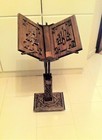 H 29 5   Height Adjustable Wooden Floor Stand quran-bible-torah Portable Reading