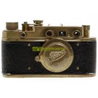 Range Finder Camera M39 With Elmar 50mm  F3 5  Faithful Replica Leica Gold 
