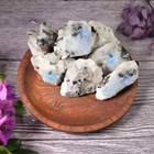 5 Pcs Rainbow Moonstone Raw Stone Chunks Healing Minerals Rocks Specimens Gifts
