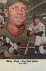 1988 Ted Watts Mickey Mantle New York Yankees Framed Print