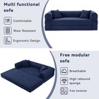 4-in-1 Folding Convertible Sofa Bed pull Out Bed Futon Sleeper Sofa No Assembly