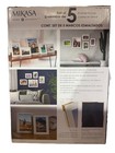 New Mikasa Enamel Frames Set Of 5 White Picture Frame 8x10  1   5x7  2   4x6  2 