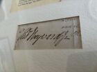 Declaration Of Independence Signer Thomas Heyward  Jr South Carolina Clipped Sig