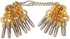Clock Winding Key -14 Pcs Set For Pocket Watch Winding Keys  00 To 12 