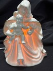 Vintage lighted religious  Beauty   Ceramic Madonna And Child Night Light