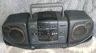 Vintage 1990 s Fisher Ph-w300 Boombox Dual Cassette Am fm Radio Surround Sound