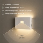3 Pack Rechargeable Led Night Lights Smart Motion Sensor  dusk-to-dawn Auto Glow