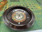 Vintage 1930s Ap Games Roulette Wheel Set Bakelite Poker 181 200 Chips Tabletop