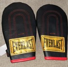 Everlast Gloves 43106 Sparring Boxing Speed Bag Training Padded Palm Very Good